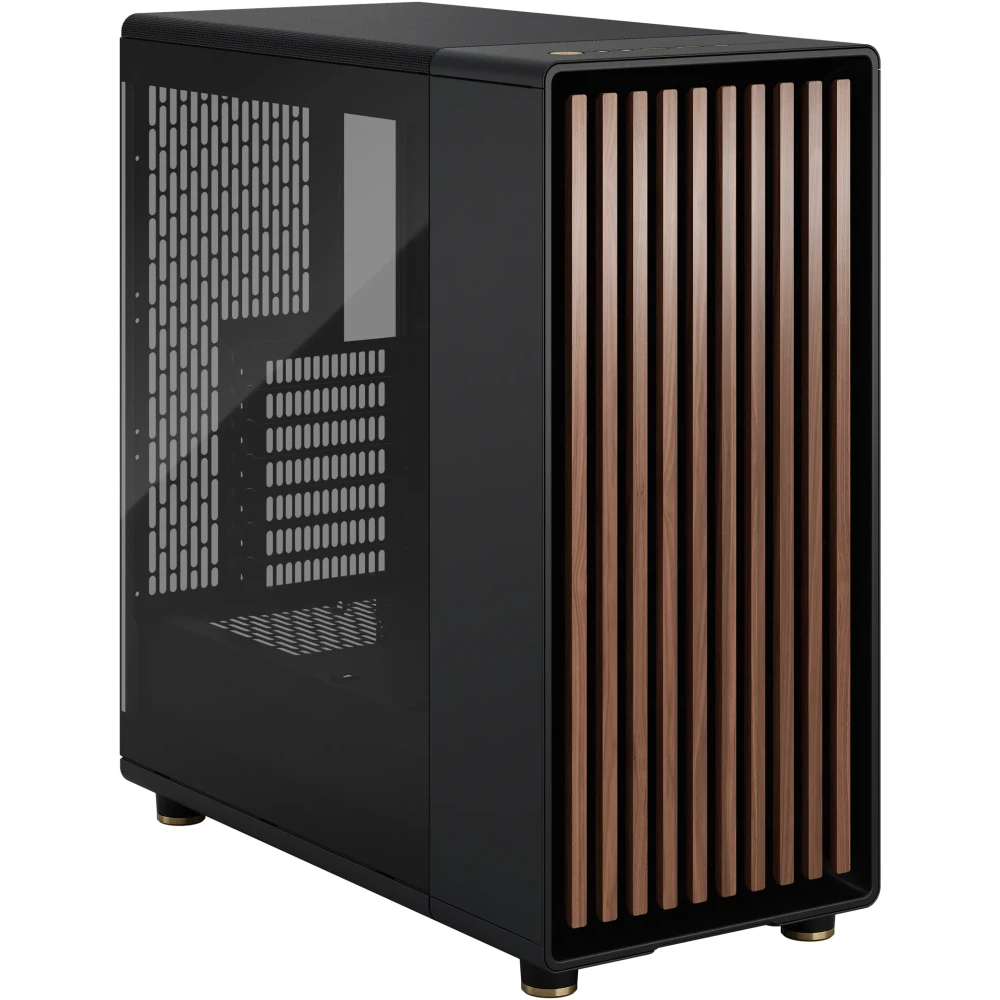 Корпус Fractal Design North Charcoal Black TG Dark - FD-C-NOR1C-02 - фото 4