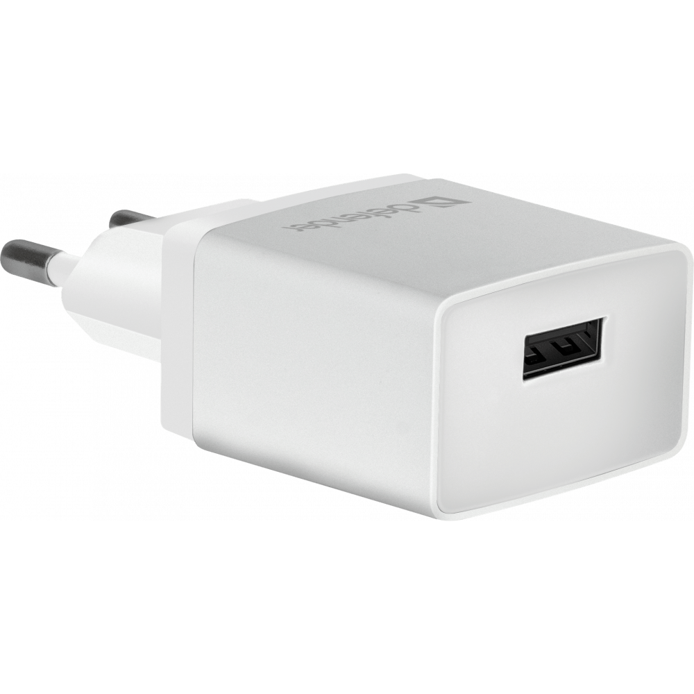 Сетевое зарядное устройство Defender EPA-10 White