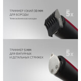 Машинка для стрижки Polaris PHC3019RC Black/Red (PHC 3019RC)