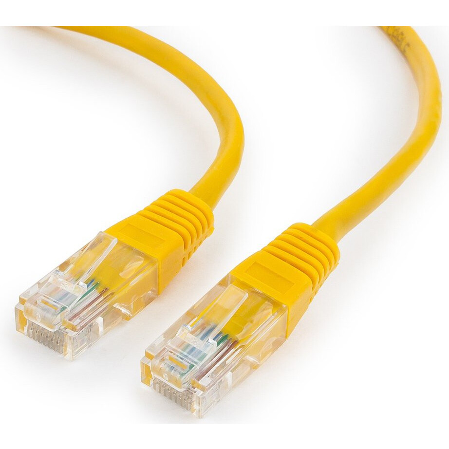 Патч-корд Gembird PP12-1M/Y, 1м