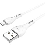 Кабель USB A (M) - microUSB B (M), 1м, HOCO X37 White (HC-10505)
