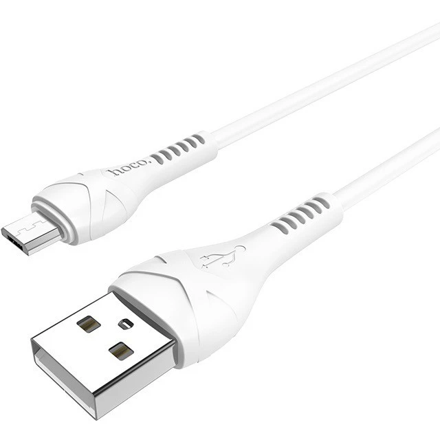 Кабель USB A (M) - microUSB B (M), 1м, HOCO X37 White (HC-10505)