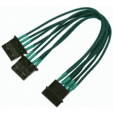 Разветвитель Molex - 2x Molex, 0.2м, Nanoxia NX4PY2EG