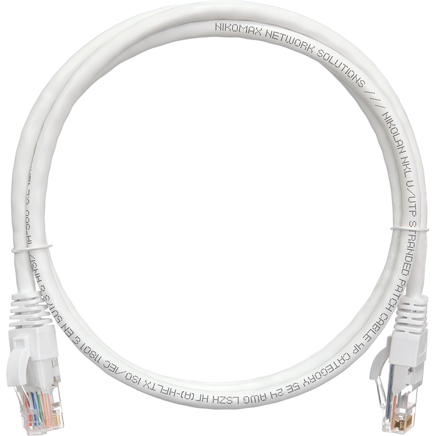 Патч-корд NIKOMAX NMC-PC4UD55B-050-WT, 5м