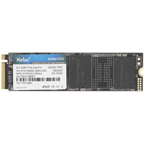Накопитель SSD 256GB Netac N930E Pro (NT01N930E-256G-E4X)
