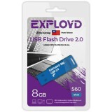 USB Flash накопитель 8Gb Exployd 560 Blue (EX-8GB-560-Blue)