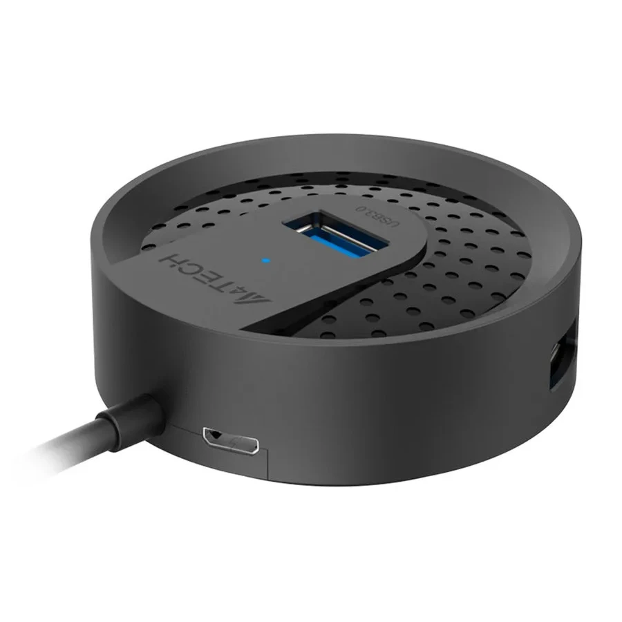 USB-концентратор A4Tech HUB-30C Black - фото 2