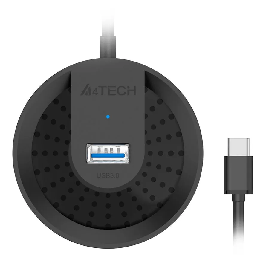USB-концентратор A4Tech HUB-30C Black - фото 4