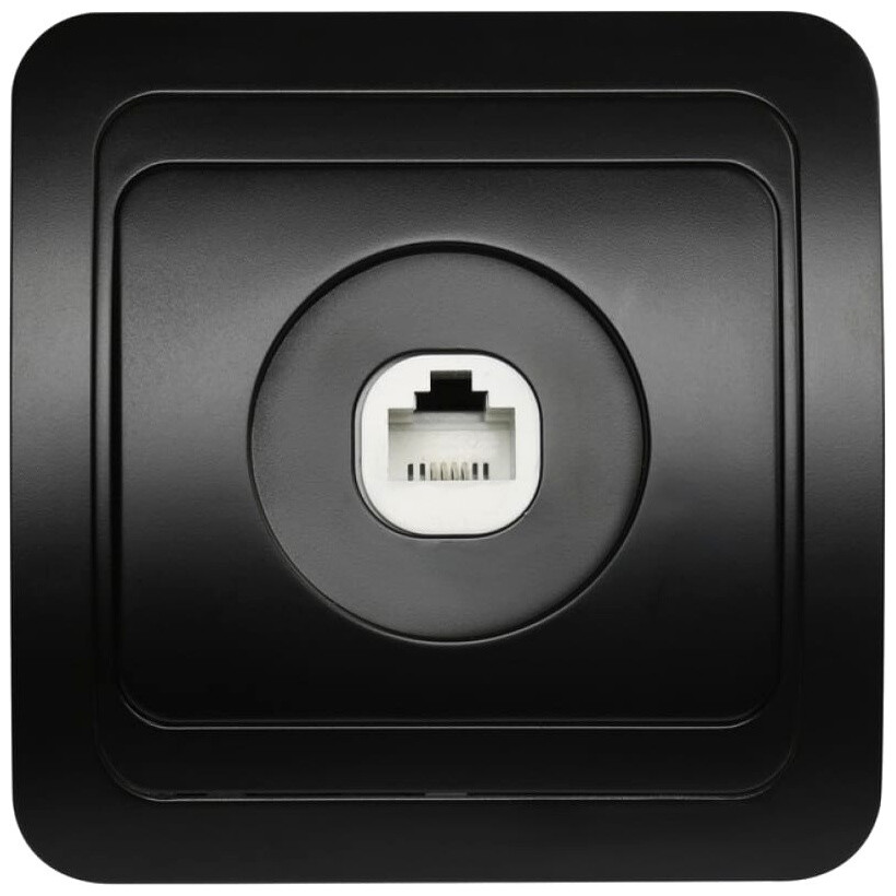 Розетка RJ-11 SmartBuy SBE-02b-S1-PH
