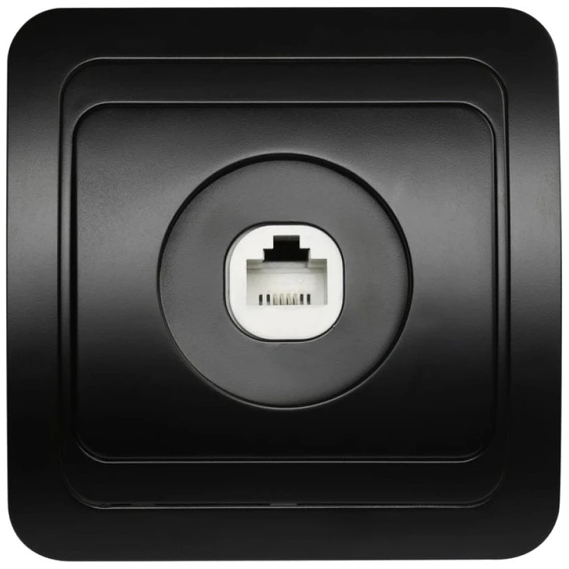 Розетка RJ-11 SmartBuy SBE-02b-S1-PH