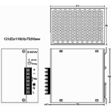 Блок питания NSGate AD1240-12S