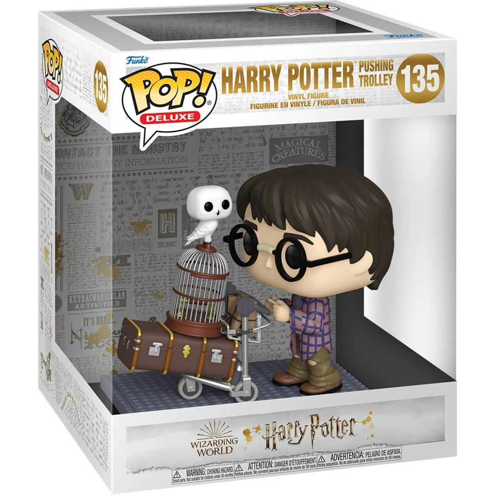 Фигурка Funko POP! Deluxe Harry Potter Anniversary Harry Potter Pushing Trolley - 57360 - фото 2