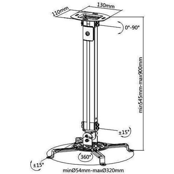 Кронштейн FIX PRB-18M White - фото 2