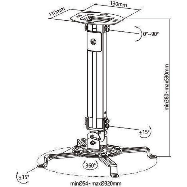 Кронштейн FIX PRB-18S White - фото 2