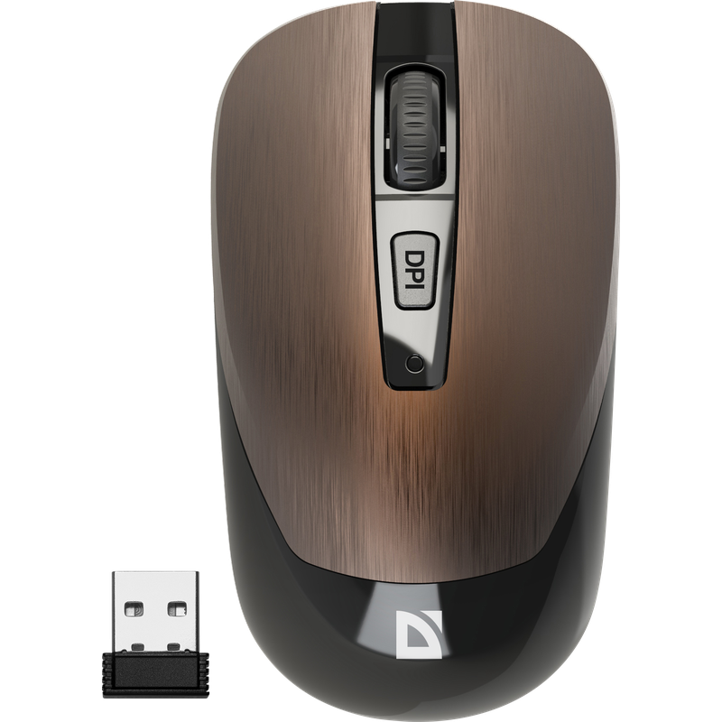 Мышь Defender Wave MM-995 Bronze (52992)