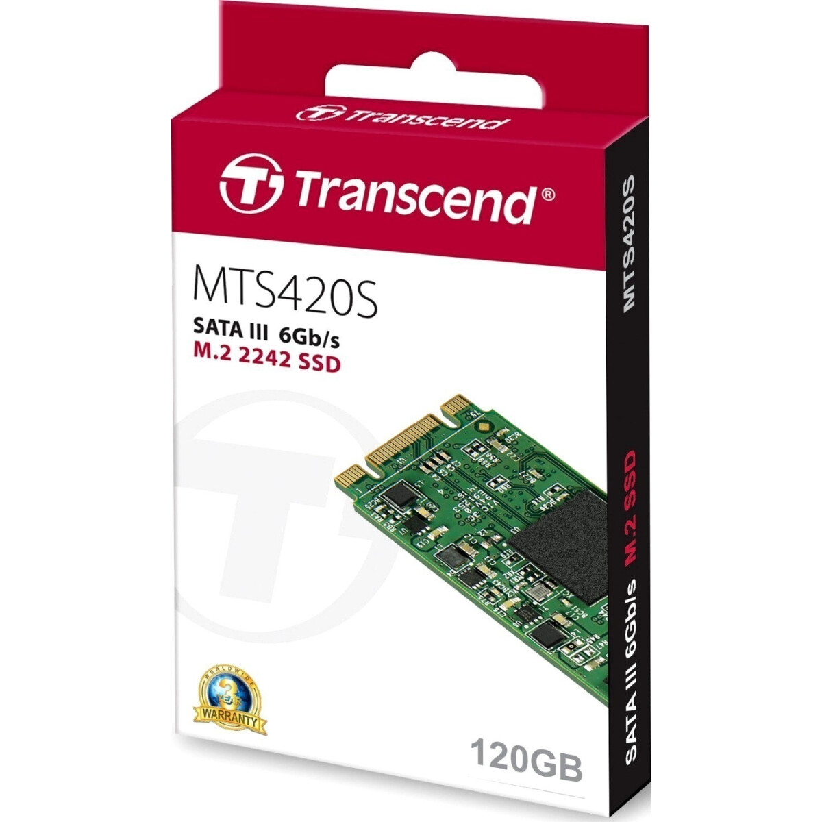 Накопитель SSD 120Gb Transcend MTS420 (TS120GMTS420S) - фото 3