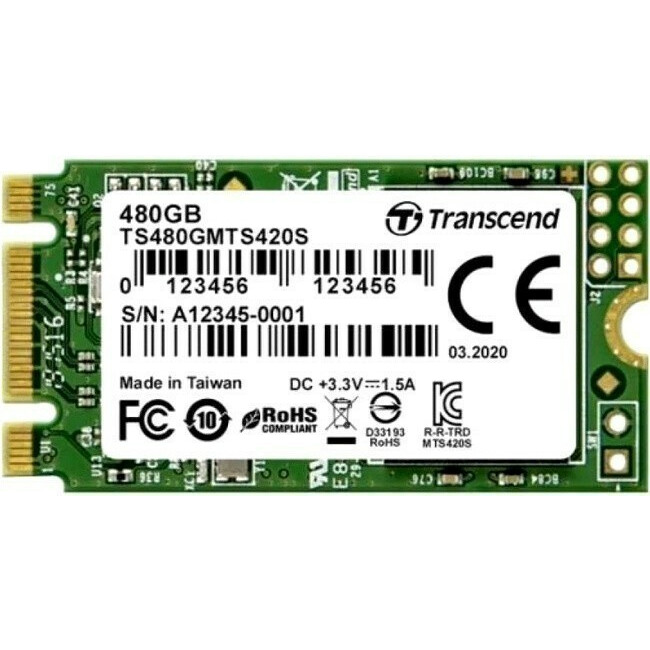 Накопитель SSD 480Gb Transcend MTS420 (TS480GMTS420S)