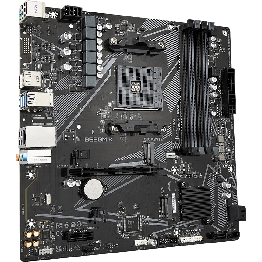 Материнская плата Gigabyte B550M K - фото 2