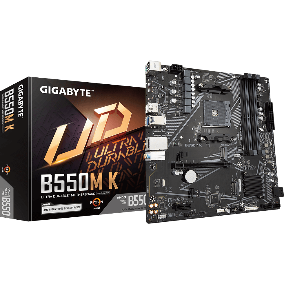 Материнская плата Gigabyte B550M K: купить в интернет магазине