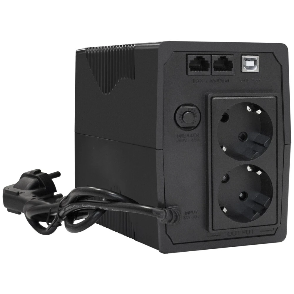 ИБП ExeGate Power Back BNB-1000.LED.AVR.2SH.RJ.USB - EX292786RUS - фото 2