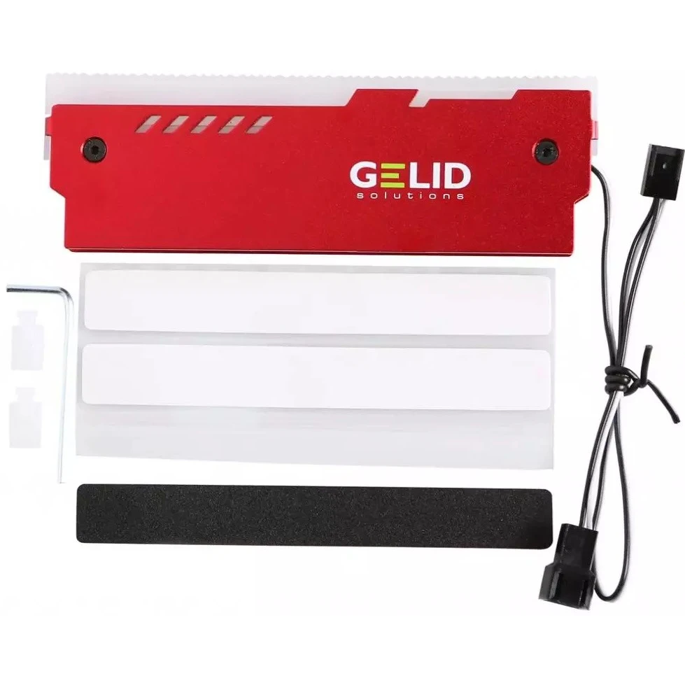 Радиатор для оперативной памяти GELID LUMEN Red - GZ-RGB-02 - фото 2