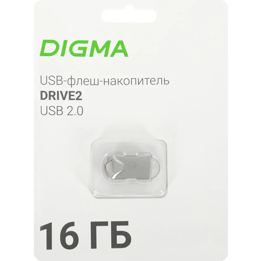 USB Flash накопитель 16GB Digma DRIVE2 (DGFUM016A20SR)