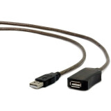 Кабель удлинительный USB A (M) - USB A (F), 10м, Filum FL-C-U2-AM-AF-10M