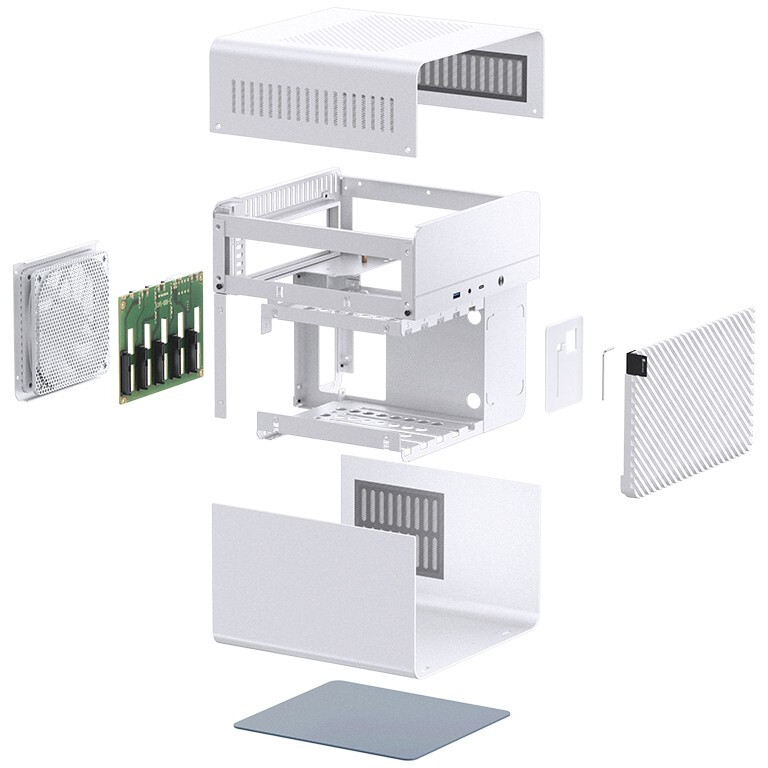 Корпус Jonsbo N2 White - фото 5