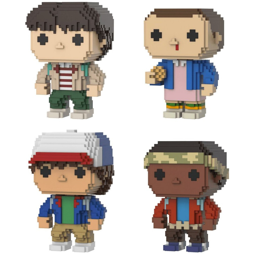 Фигурка Funko POP! 8-Bit Stranger Things Eleven with Eggos/Mike/Dustin/Lucas - 63729