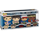 Фигурка Funko POP! 8-Bit Stranger Things Eleven with Eggos/Mike/Dustin/Lucas (63729)