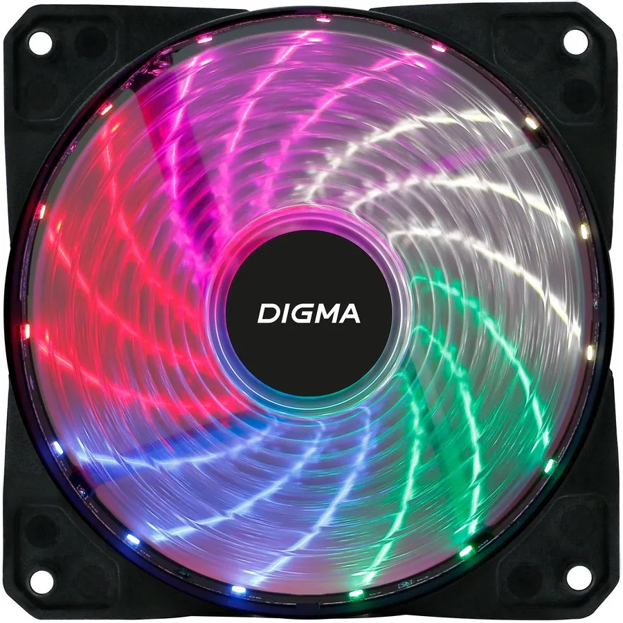 Вентилятор для корпуса Digma DFAN-FRGB2