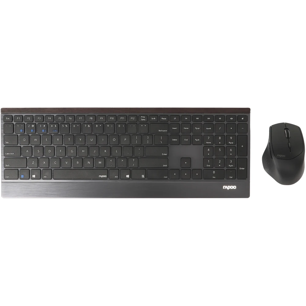 Клавиатура + мышь Rapoo 9500M Black - 18892
