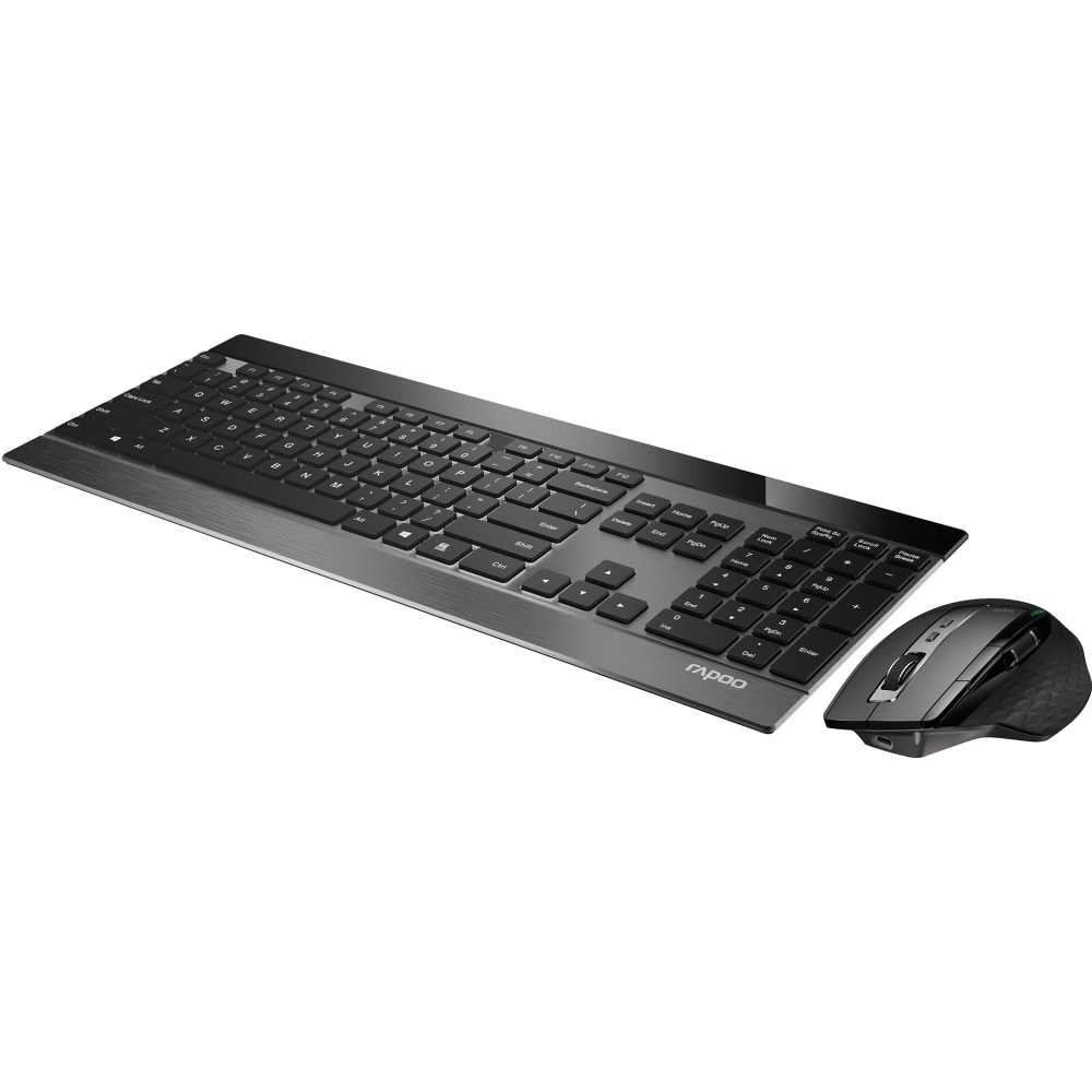 Клавиатура + мышь Rapoo 9900M Black