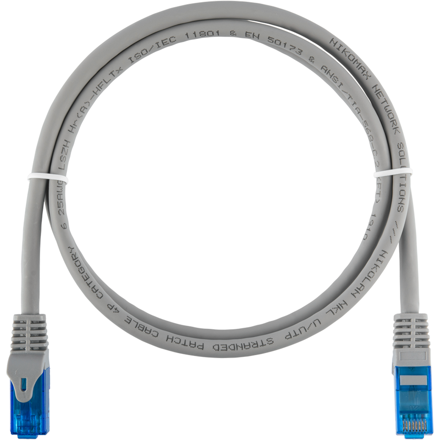 Патч-корд NIKOMAX NMC-PC4UE55B-ES-005-C-GY, 0.5м