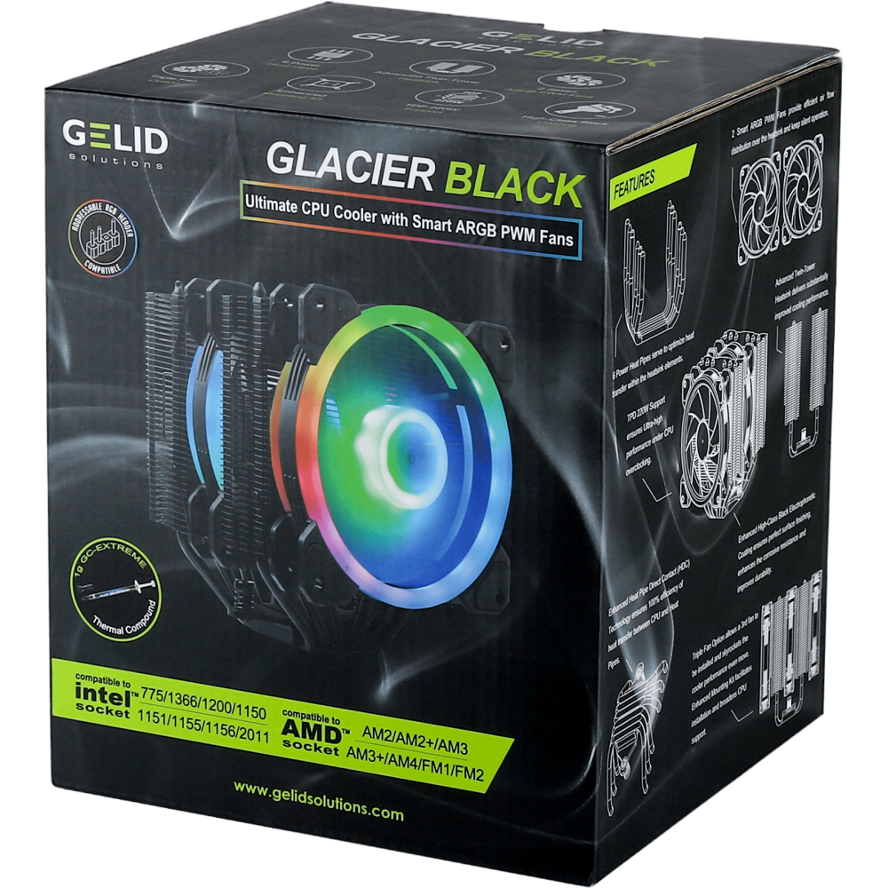 Кулер GELID Glacier - CC-GLACIER-02-A - фото 6