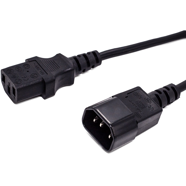 Кабель питания C13 - C14, 1.8м, Filum FL-PC10-C13-C14-1.8M