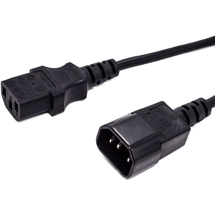 Кабель питания C13 - C14, 1.8м, Filum FL-PC6-C13-C14-1.8M