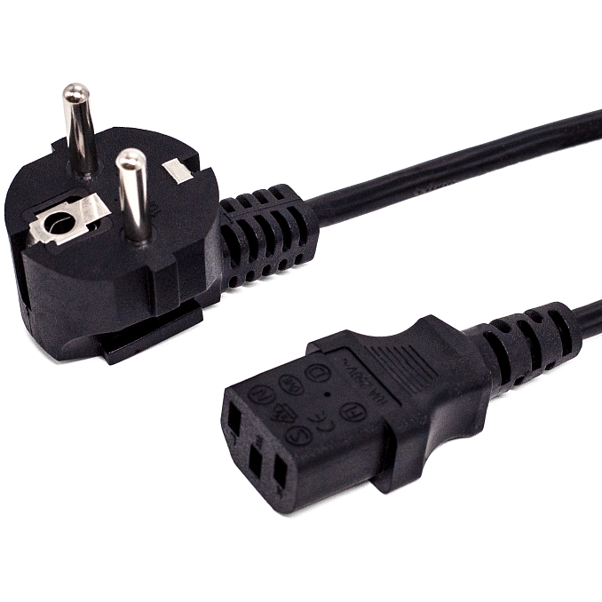 Кабель питания Schuko - C13, 0.6м, Filum FL-PC10-EU-C13-0.6M