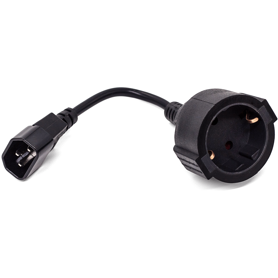 Переходник питания Schuko - C14, 0.15м, Filum FL-APC10-EU-C14-0.15M