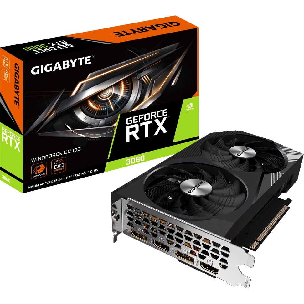 Видеокарта NVIDIA GeForce RTX 3060 Gigabyte 12Gb (GV-N3060WF2OC-12GD 2.0) - фото 8