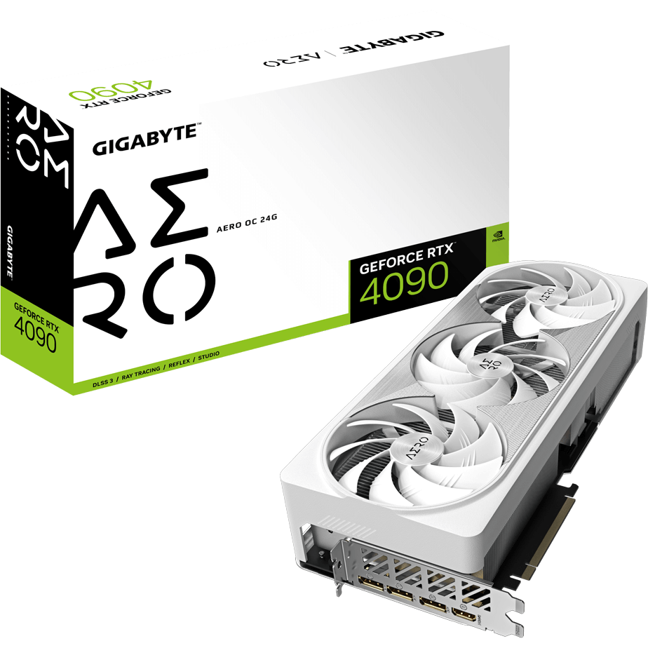 Видеокарта NVIDIA GeForce RTX 4090 Gigabyte 24Gb (GV-N4090AERO OC-24GD) - фото 8