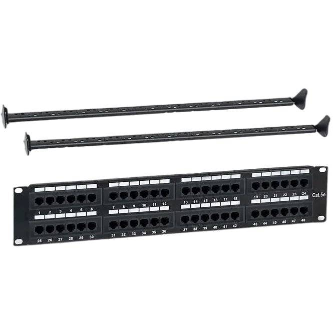 Патч-панель WRline WR-PL-48-C5E-D