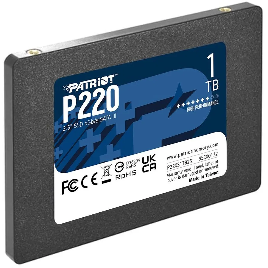 Накопитель SSD 1Tb Patriot P220 (P220S1TB25) - фото 3