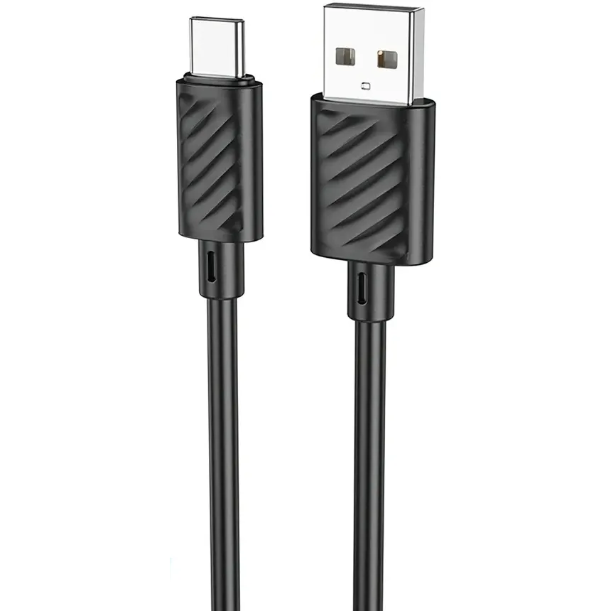Кабель USB - USB Type-C, 1м, HOCO X88 Black (HC-83349)