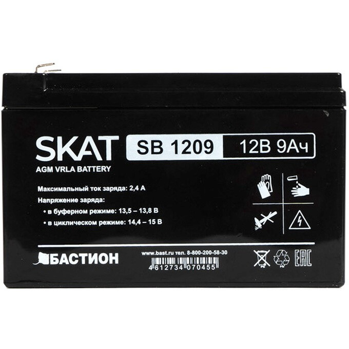 Аккумуляторная батарея Бастион SKAT SB 1209 - фото 3