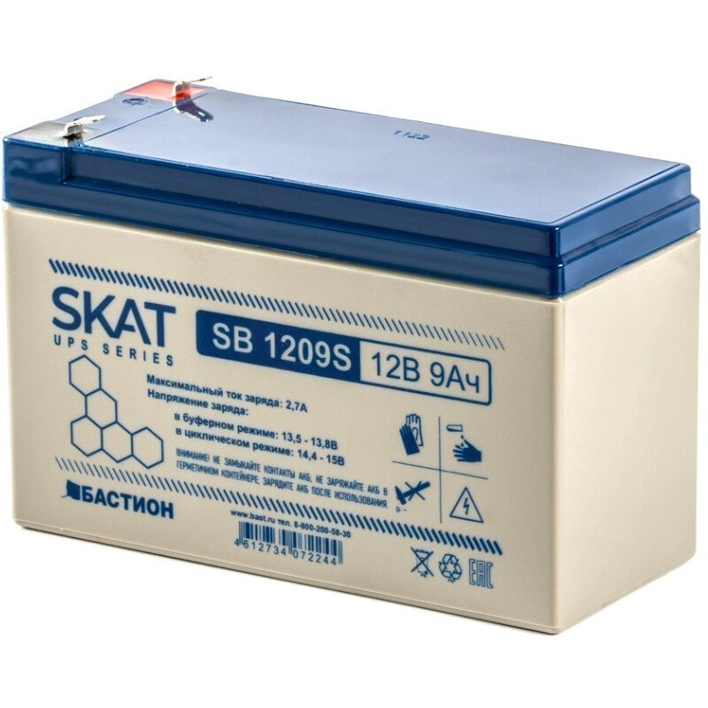 Аккумуляторная батарея Бастион SKAT SB 1209S - фото 2