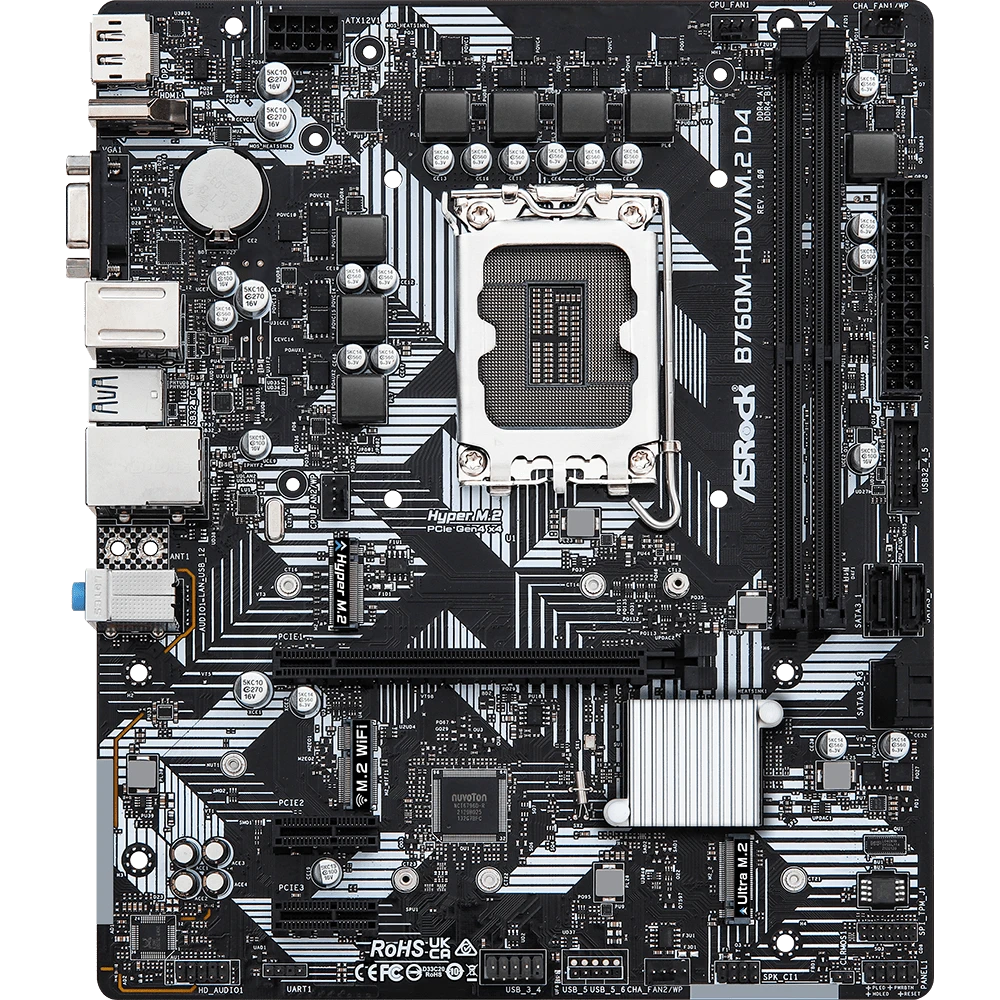 ПК Intel Core i5-14400 / Intel UHD 730 / 16 ГБ / SSD 500 ГБ