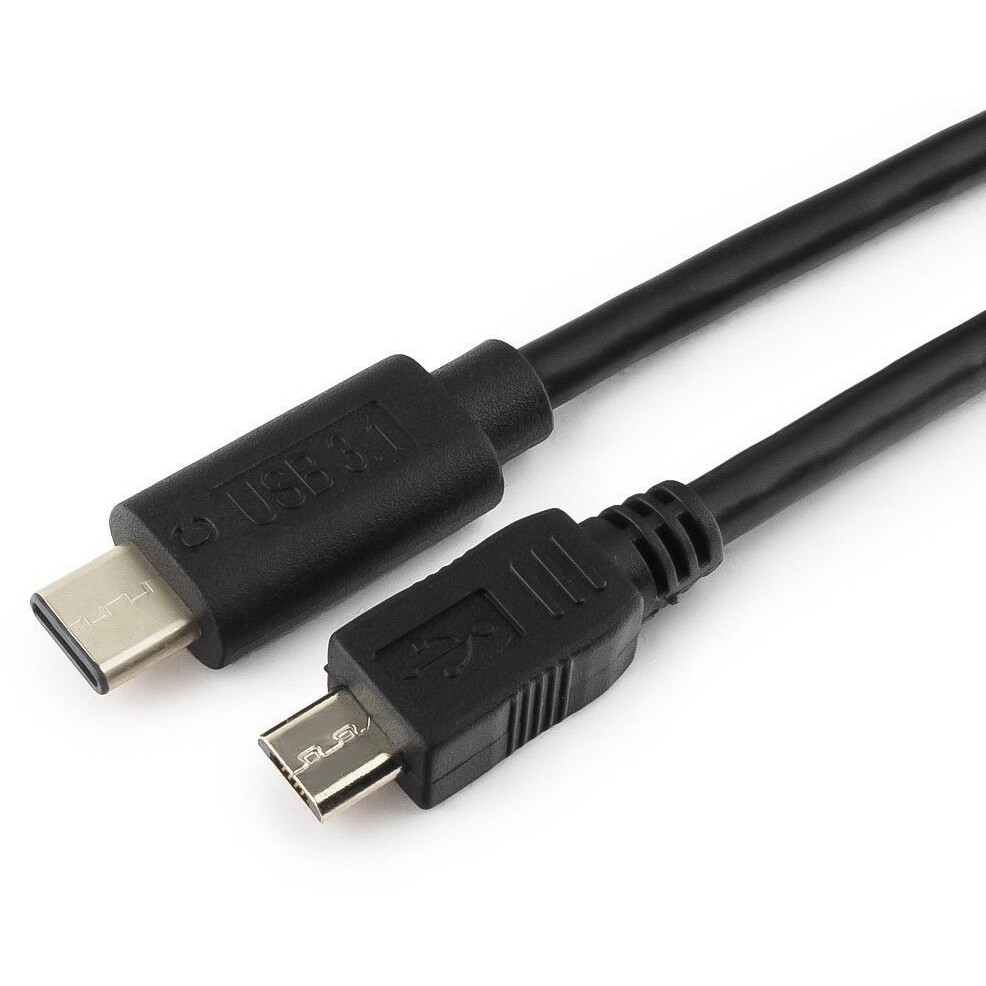 Кабель microUSB (M) - USB Type-C, 1м, Gembird CCP-USB2-mBMCM-1M