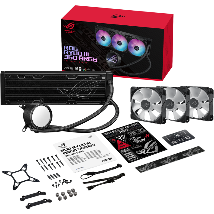 Система жидкостного охлаждения ASUS ROG RYUO III 360 ARGB - 90RC00I1-M0UAY0 - фото 6