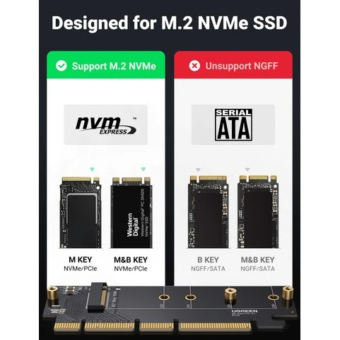 Переходник PCI-E - M.2 UGREEN CM465 (30715) - фото 3